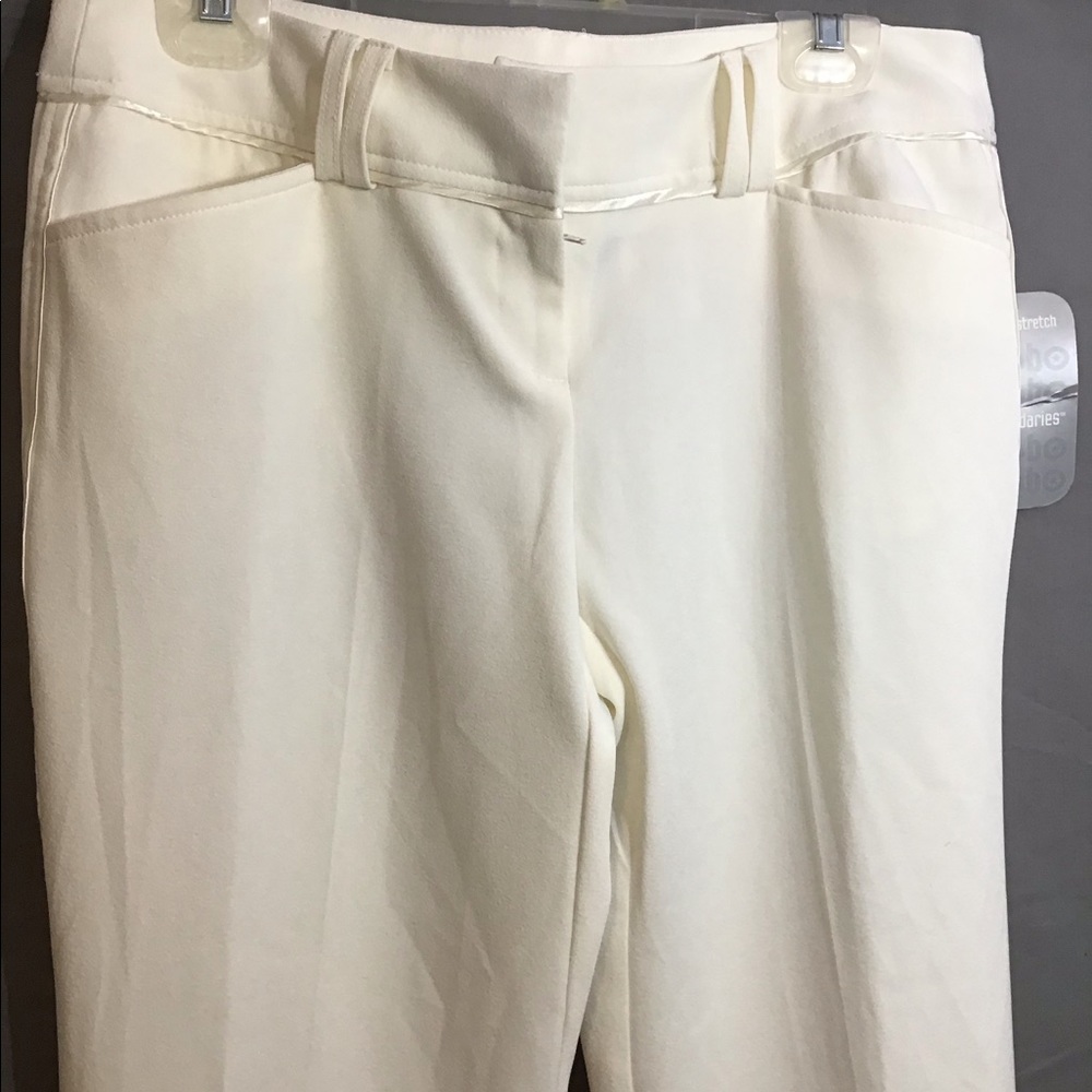 NO BOUNDARIES pants tuxedo stripe 9Jr, cream/white